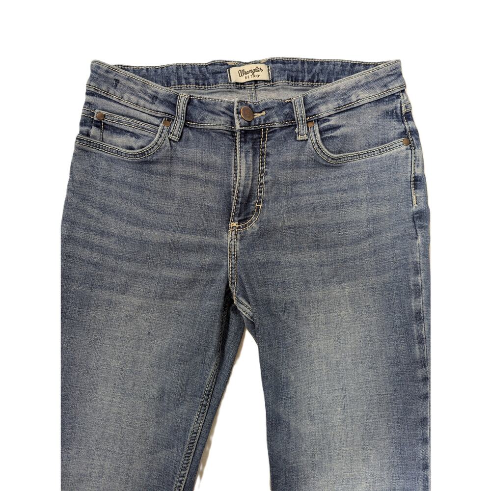Women's Wrangler Retro Mae Mid-Rise Bootcut Jeans Size 31/11 X 32 - Picture 3 of 7